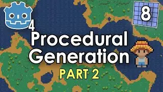 Godot 4 TileMap Tutorial Ep 8 | Procedural Generation with Terrains