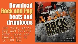 Rock and Pop Drum Loops and Beats