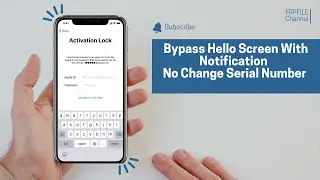 Untethered Bypass Hello Screen no singal iOS 15 - 16 no change serial number, no drain battery.