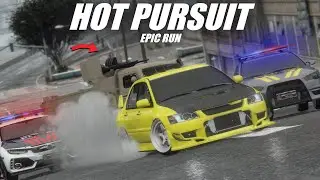 HOT PURSUIT ! SKILL PURSUIT TAK TERKALAHKAN !! GTA V ROLEPLAY