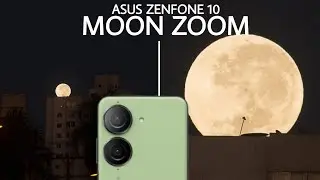 Asus ZenFone 10 Hands On Live Moon Zoom Test