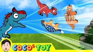 Baby dinosaurs' survival in the wild｜dinosaur names, kidstoon｜CoCosToy