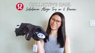 COLLECTIVE LULULEMON HAUL | Lavender Dew Align Leggings Review | Try On + First Impressions