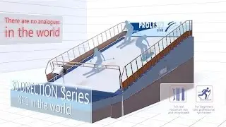 Indoor ski slopes simulator for skiing indoor (endless ski slopes | ski simulator)