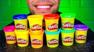 ASMR EDIBLE PLAY DOH EATING *FAKE* MUKBANG 먹방 PRANK JERRY MOUTH SOUNDS TALKING