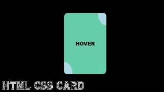 HTML CSS Card Tutorial|@pinkweb0 html css tutorial