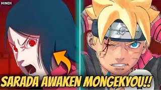 Sarada Awaken's Mongekyou Sharingan!!Boruto Chapter 80 Spoilers In Hindi |