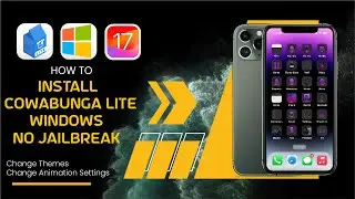 🌟 Cowabunga Lite Windows GUI Download iOS 17 Without Jailbreak, Change Themes, Animation on iPhone