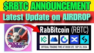 Rocky rabbit  announcement today | Rocky rabbit airdrop update | RBTC will be listed on KuCoin