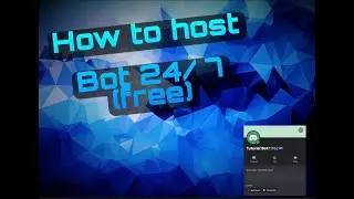 how to host your discord bot 24/7 for free