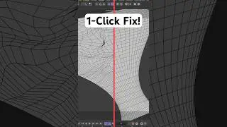 1-Click Topology Fix with Set Flow (C4D) #cinema4d #3d #3dmodeling