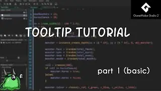 GameMaker Studio 2: Tooltip Tutorial (Basic)