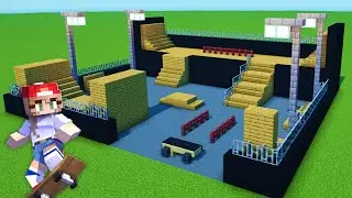 Minecraft Tutorial: How To Make A Skate Park 2023 City Tutorial