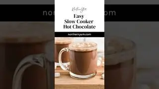 Slow Cooker Hot Chocolate Perfect for Fall and Winter Chilly Fays #hotchocolaterecipe #slowcooker