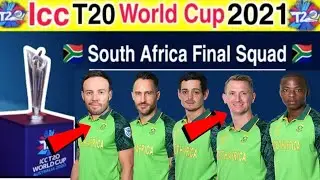 ICC T20 World Cup 2021 | South Africa Team Full Squad | SA full Squad for T20 World Cup 2021 |