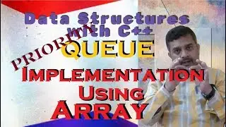 Priority Queue Implementation using Array in C++  with example || By Studies Studio