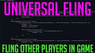 ROBLOX UNIVERSAL FLING SCRIPT SEPTEMBER 2024 - FLING OTHER PLAYERS MANY GAMES SUPPORTED