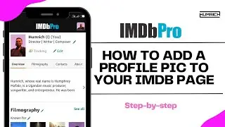 How To Add a Primary/Profile Image To your IMDb Page | IMDbPro Tutorial