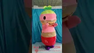 REDBROKOLY.COM Mascot Costume - Adorable cute colorful mascot full body costume for adults