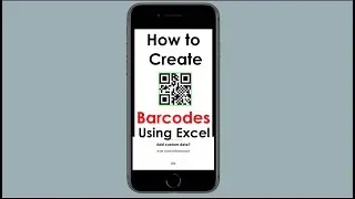 How to create BARCODE Code in Excel