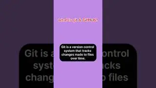 What is Git & GitHub? Difference of Git & GitHub #ai #git #github #coding #facts