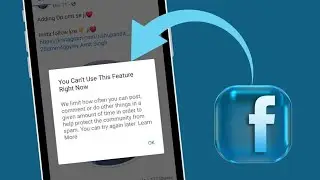 How To Fix Facebook You Can't Use This Feature Right Now iPhone iOS 17 (2024)