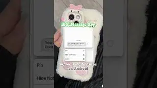 iOS iMessage App with working features on any Android 💌🩷👀