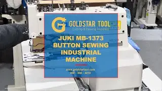 Product Showcase - JUKI MB-1373 Button Sewing Industrial Machine - Goldstartool.com - 800-868-4419