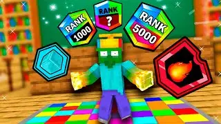 All Rainbow EPISODE BRAWL STARS RANK LVL in Monster School Herobrine and Zombie Minecraft Animation