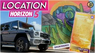 Forza Horizon 5 Photo Challenge SHOOTING STARS Star 27s Mural in Mulege FH5 LOCATION