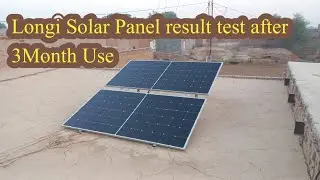 Longi Himo X6 585watt solar panel test after 3month Use.