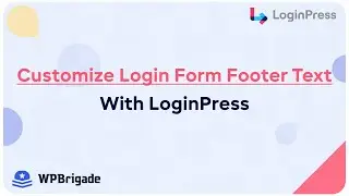 How To Customize Footer Text With LoginPress On The Login Form - LoginPress