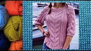 Patterns for women's sweaters - knitting with knitting needles  