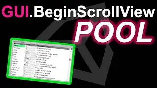[Unity Editor] Pooling ScrollView In A Custom Inspector With GUI.BeginScrollView
