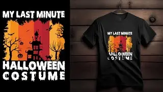 Halloween T-Shirt Design for Print on Demand – T-shirt Design Illustrator