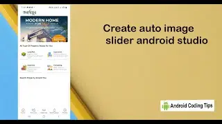 Create auto image slider control admin apps |Banner slider | image slider android studio Example