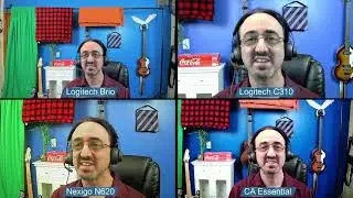 Webcam Matchup 4: Logitech Brio, Logitech C310, Nexigo N620, CA Essential