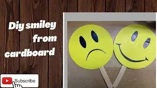 How to draw smiley face/smiley face/smiley emoji/diy smiley craft/happy face/sad face/school crafts