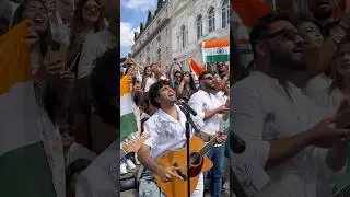 Created History on the streets of London! Indians & Pakistanis together celebrating Independence Day