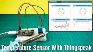 Temperature and Humidity monitoring system using Nodemcu with Thingspeak | DHT11 sensor project