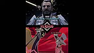 Emperor Valkorion VS Adam and Lucifer (Hazbin hotel) | #edit #1v1 #shorts #starwars