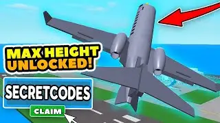 I FLEW TO MAX HEIGHT! - ALL WORKING AIRPORT TYCOON CODES - Roblox