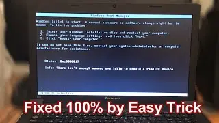 how to Easily Fix the 0xc0000017 Error When Installing Windows