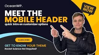 📲 OceanWP Theme Mobile Header Styles: Customizer Options (⏱ Quick Overview)