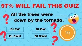 Test Your English Grammar - Past participle Irregular Verbs Quiz - Can You Score A 15/15?