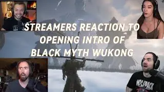 Black Myth Wukong - Streamers Reaction To The Opening Intro Of The Game (My Gameplay at the End)