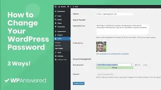 How to Change Your WordPress Password (Reset & Recover)