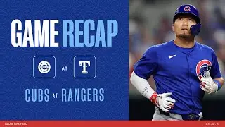 Cubs vs. Rangers Game Highlights | 3/30/24