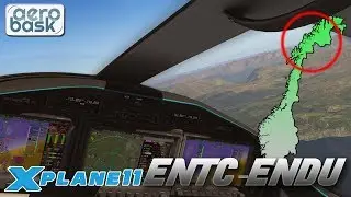 X-Plane 11 NORTHERN NORWAY IS AMAZING! Tromsø (ENTC) Bardufoss (ENDU)