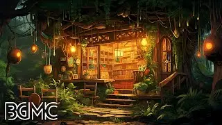 Forest Coffee Shop Ambience: Smooth Jazz for a Relaxing Summer Study Session
